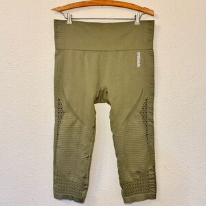 Gymshark Women's Energy+ Seamless Cropped Leggings Size XL